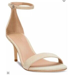 Lauren Ralph Lauren Allie Ankle-Strap Sandals Camel 11B | Stiletto Heels